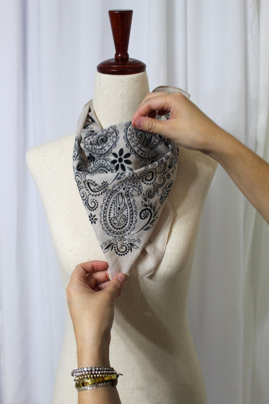 Paisley Floral Patterned Bandana