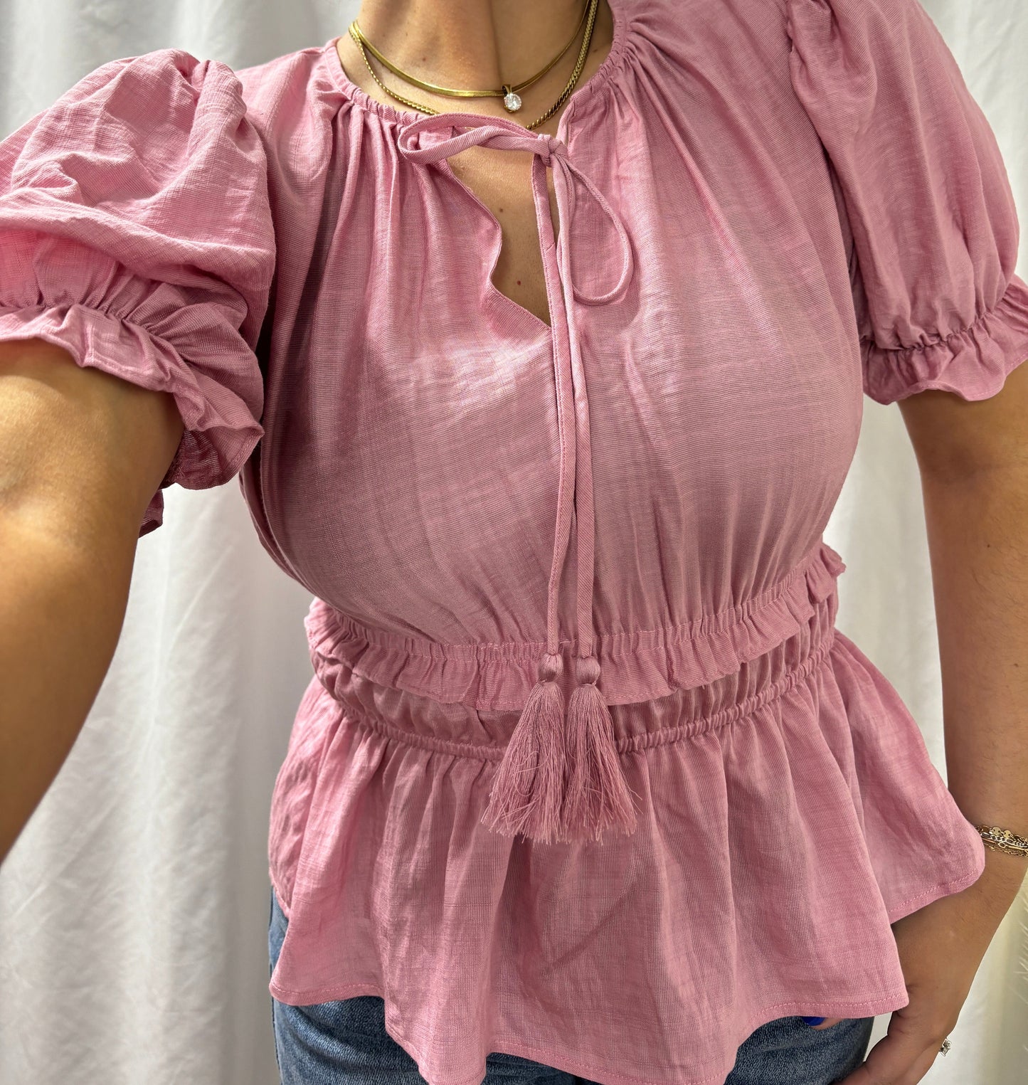 Pia Ruffle Top